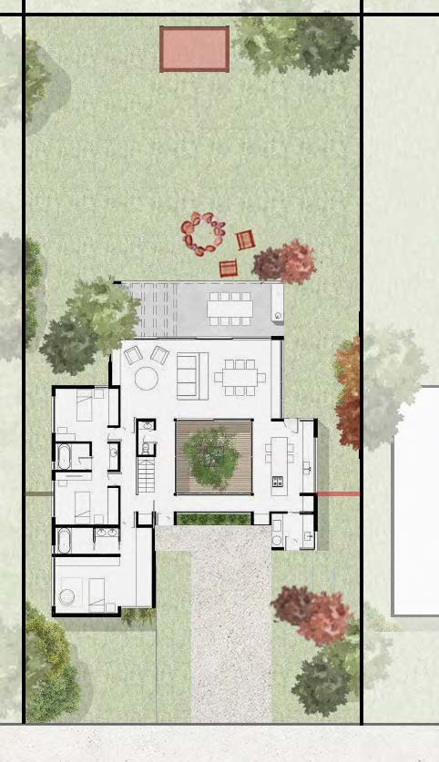 a floor plan of a house